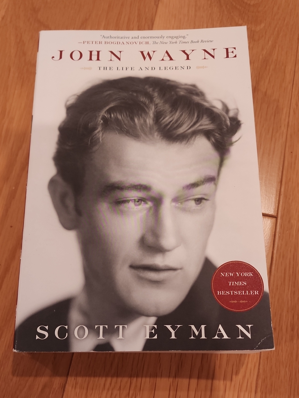John Wayne: The Life and Legend by Scott Eyman - Black & White Cover